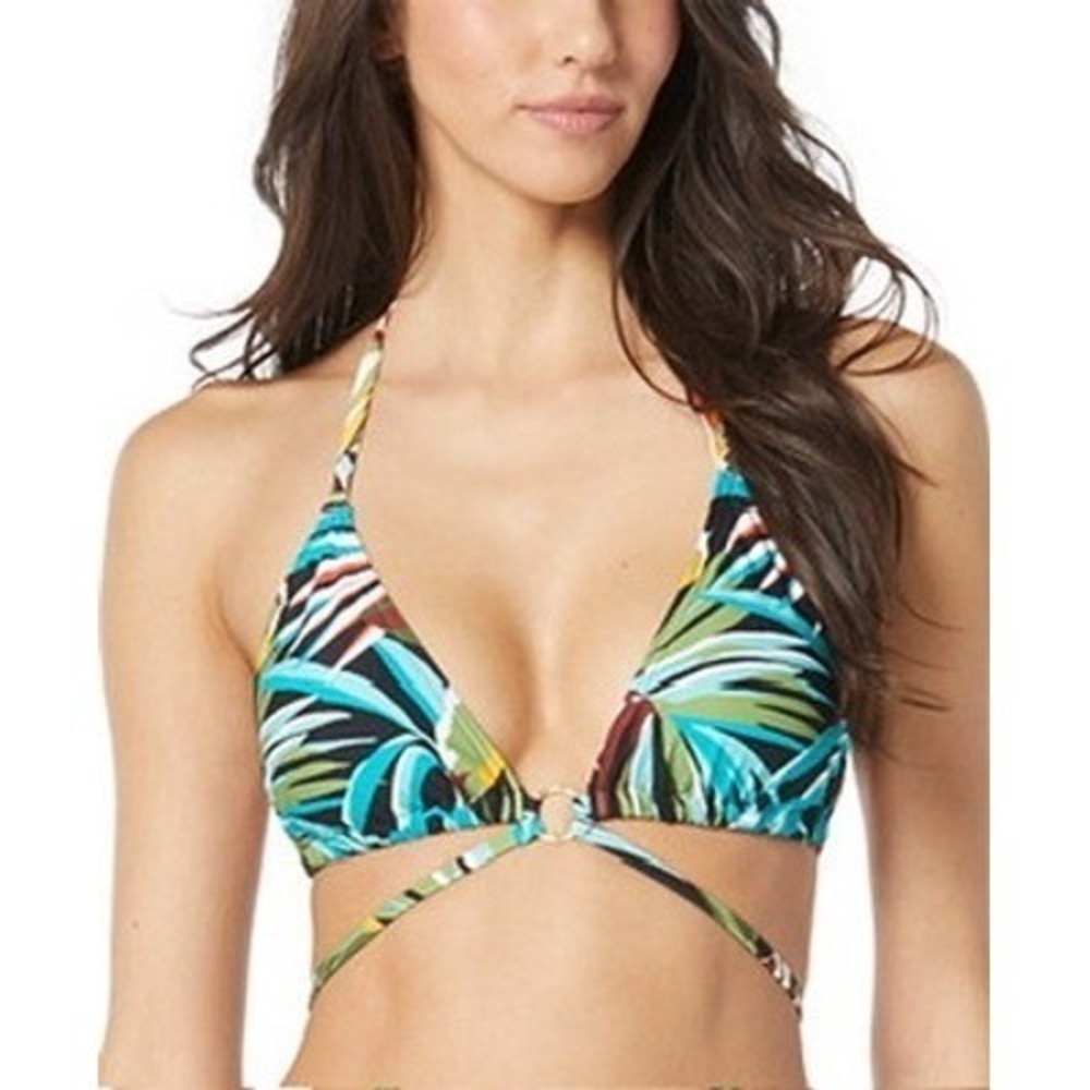 NWT Vince Camuto Bikini Top Womens Vince Camuto Ring String Bikini Top S $88